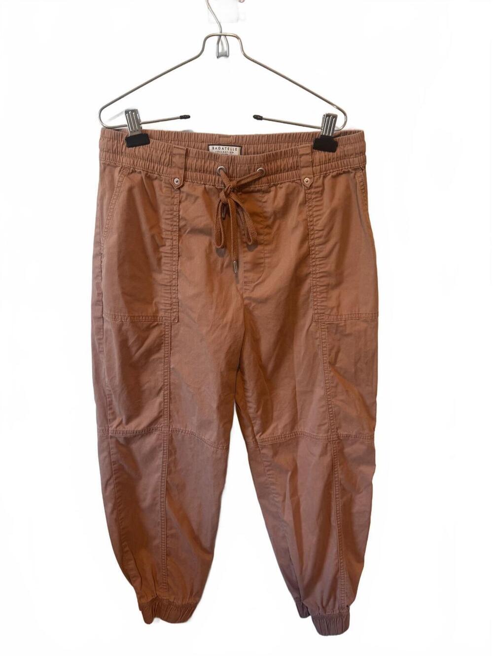 Bagatelle Collection Cargo Jogger Pants | Camel Tan | Utility | No Size Tag (M)